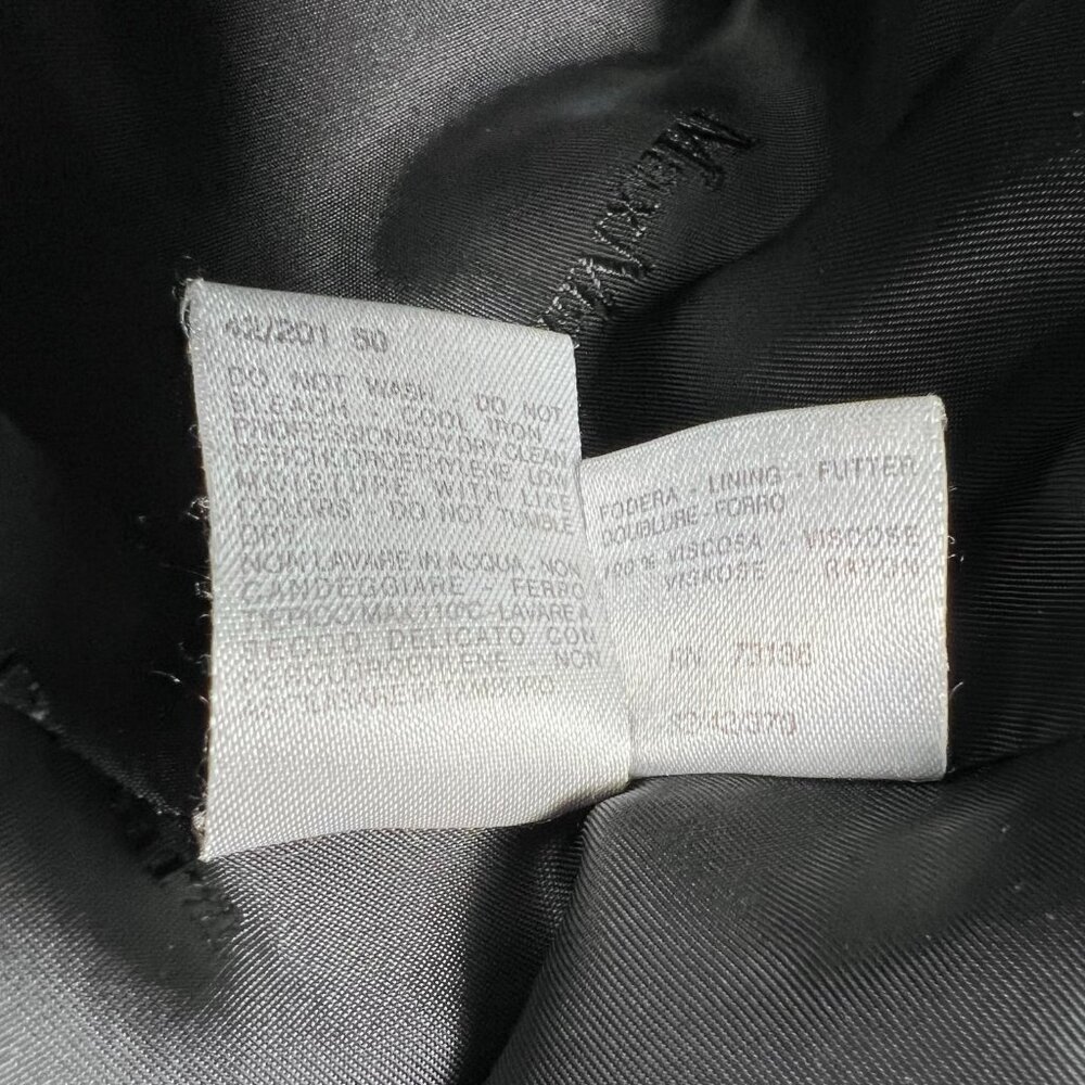 MaxMara Black Teddy Coat with High Collar - Picture 9 of 10
